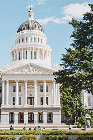 California State Capitol Building in Sacramento, host city of the Pacific Offshore Wind Summit 2024